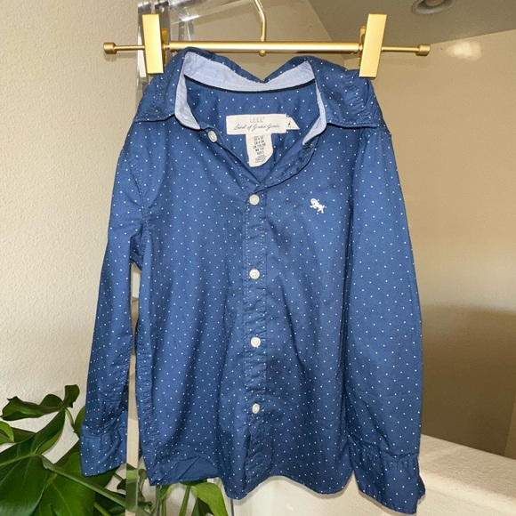 VGUC H&M Polka Dot Button Down Shirt - Picture 2 of 3